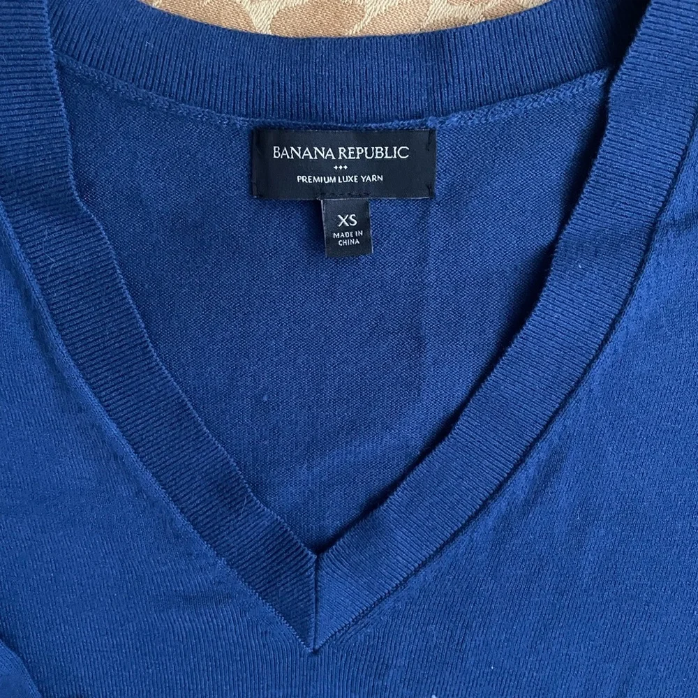 Women’s‎  Blue V-Neck Sweater